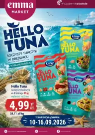 EMMA market gazetka | Market Strona 4: Hello Tuna soczysty tuńczyk w dresingu z suszonymi pomidorami Lisner €4,99