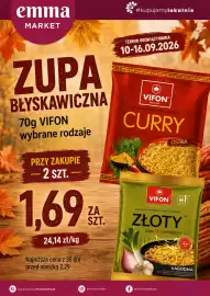 EMMA market gazetka | Market Strona 7: Zupa błyskawiczna Vifon o smaku kurczaka curry ostra €1,69
