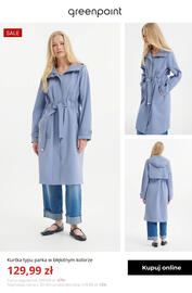 Greenpoint gazetka tydzień 37 Strona 12: Kurtka typu parka w błękitnym kolorze Greenpoint €129,99