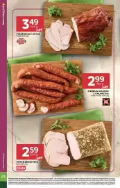 Stokrotka gazetka tydzień 37 Strona 14: Kiełbasa Krucha z Galaretką Madej & Wróbel €2,99, Polewdwica z Kotła Pekpol €3,49
