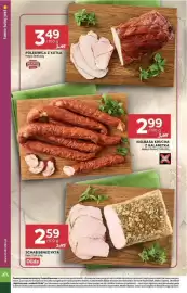 Stokrotka gazetka tydzień 37 Strona 14: Kiełbasa Krucha z Galaretką Madej & Wróbel €2,99, Polewdwica z Kotła Pekpol €3,49