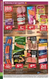 Stokrotka gazetka tydzień 37 Strona 16: Parówki Skolimki Drobiowe JBB €4,99, Salami Bell €4,98