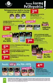 Stokrotka gazetka tydzień 37 Strona 34: Snacki dla KOTA €7,99, Karma Mokra dla Kota, PSA Petrepublic €2,99