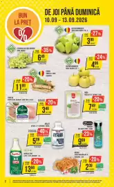 Catalog Mega Image săptămâna 37 Pagină 2: Fragedo piept de pui, dezosat, fără piele, feliat €3,48