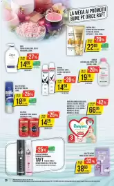 Catalog Mega Image săptămâna 37 Pagină 20: Rexona deodorant spray €14,90, Dove săpun-cremă lichid, deeply nourishing €14,89