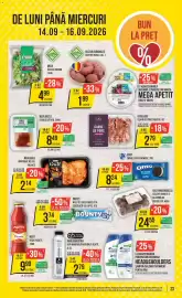 Catalog Mega Image săptămâna 37 Pagină 23: Mega salată cosmo €4,99, Mega Grill aripioare de pui, picante €2,14