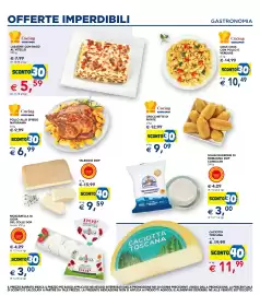 Volantino Esselunga Pagina 15: Taleggio Dop €9,59, Cous cous con pollo e verdure Cucina Esselunga €10,49