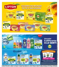 Volantino Esselunga Pagina 20: Ammorbidente botanico Coccollino €3,49, Profuma bucato Coccollino €5,99