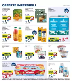 Volantino Esselunga Pagina 5: Latte Granarolo parzialmente scremato €3,49, Latte ad Arborea €0,99