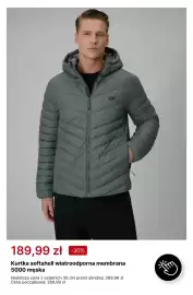 4F gazetka tydzień 37 Strona 9: Kurtka softshell wiatroodporna membrana 5000 męska 4F €189,99