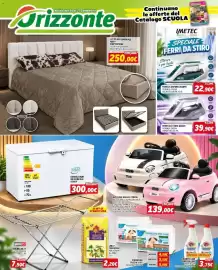 Volantino Orizzonte Pagina 1: Auto Fiat 500 Elettrica €139,00, Letto matrimoniale Mary contenitore €250,00