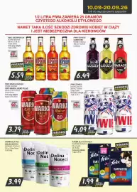 Słoneczko gazetka Strona 10: Piwo Warka Radler €3,79, Piwo Żywiec Klasyczny 0% €4,09