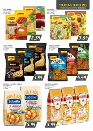Słoneczko gazetka Strona 4: Makaron 5-Jajeczny Czaniecki €3,99, Noodles Winiary Wybrane Rodzaje €4,49
