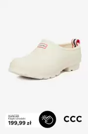 CCC gazetka tydzień 37 Strona 8: Klapki chodaki Hunter €199,99