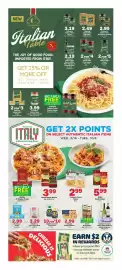 Schnucks weekly ad week 38 Page 2: Culinaria Italian Table Egg Pasta €2,49, Alessi Breadsticks