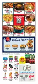Schnucks weekly ad week 38 Page 3: Farmland Ground Pork €3,99, Coca-Cola, 7Up, Dr Pepper or Canada Dry €3,99