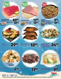 Times Supermarkets weekly ad week 37 Page 1: Marlin Fillet €11,99, Miso Atlantic Salmon Belly Strips €18,99