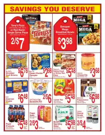 Super Saver weekly ad Page 5: Starbucks Frappuccino €6,88, Velveeta Cheese Dip €3,68