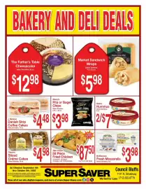 Super Saver weekly ad Page 8: Stacy's Pita or Bagel Chips €3,98, J Skinner Danish Strip Coffee Cakes €4,48
