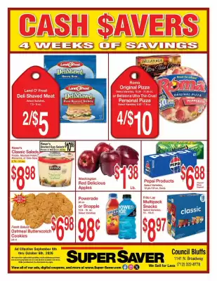Super Saver (valid until 6-10)