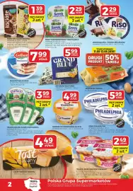 Top Market gazetka Strona 2: Twaróg Wiejski Klinek Osm Piątnica €3,99, Twaróg, Serek Delikatny President €2,49