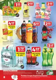 Top Market gazetka Strona 8: Napój gazowany Coca-Cola, Fanta, Sprite €4,69, Napój Oshee €2,99