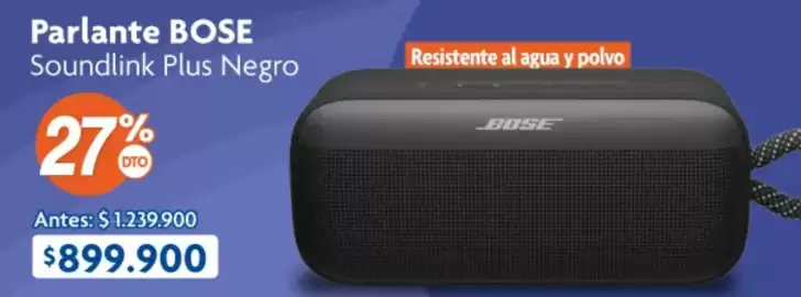 Catálogo Alkosto Página 2: Bose - parlante soundlink plus negro €899.900,00