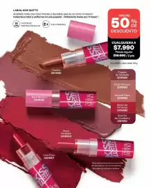 Catálogo Avon Página 12: Intenso - labial kiss matte €7.990,00