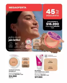 Catálogo Avon Página 18: Compacto - polvo compacto fps 10 €14.990,00, Solar - polvo mate €16.990,00