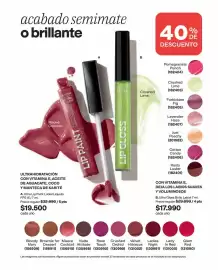 Catálogo Avon Página 22: Avon - ultra lip paint labial liquido fps 15 €19.500,00