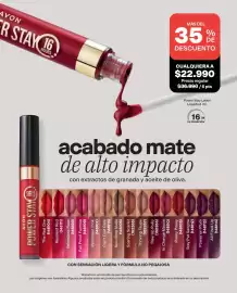 Catálogo Avon Página 32: Avon - power stay lipstick €22.990,00