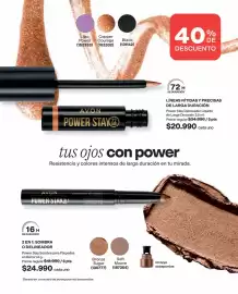 Catálogo Avon Página 36: Avon - power stay sombra para párpados €41.990,00