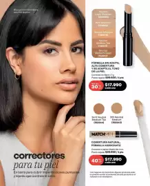 Catálogo Avon Página 44: Medium - corrector en barra €17.990,00, Avon - corrector líquido match me 4 ml €17.990,00