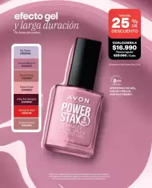 Catálogo Avon Página 48: Avon - power stak 8 best gel nail polish €16.990,00