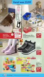 ALDI folder week 39 Pagina 10: Lily & dan ledsneakers €12,99, Toylino bouwblokkendoos €14,99