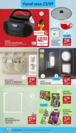 ALDI folder week 39 Pagina 14: Gardenline bloembollen €4,99, Home creation organizer in teddyfleece €2,99