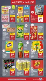 ALDI folder week 39 Pagina 19: Choceur Knapperige chocolade rotsjes €2,79, La chouffe blond bier €6,99