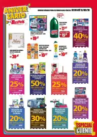 Encarte Bistek Supermercados semana 37 Página 2: Lenço umedecido higiênico neve l4p3 dermacare €39,97