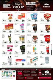 Folheto Master Supermercados Página 2: Creme Dent.Colgate €7,99, Bebida Energetica Monster €7,99