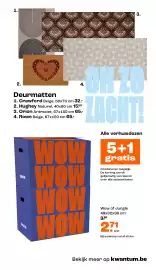 Kwantum folder Pagina 15: Deurmatten Crawford €32,00, Verhuisdozen Wow of Jungle €2,71