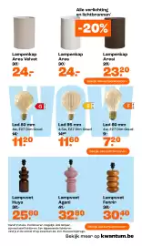 Kwantum folder Pagina 7: Led 80 mm €11,20, Lampvoet Ageni €32,80