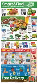 Smart & Final weekly ad week 37 Page 1: Family Size Oreo Cookies €3,99, Foster Farms Whole Chickens €0,99