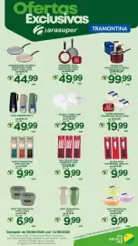 Catálogo Araújo Supermercados Página 1: Pipoqueira tramontina alumínio vermelha 3.5l €99,99, Bule tramontina 1l €49,99