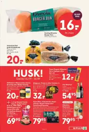 SPAR tilbudsavis uge 37 Side 12: Schulstad Det gode Hvedebrød €20,00, Hatting Brioche Burger Bun €16,00