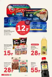 SPAR tilbudsavis uge 37 Side 17: Kikkoman Sojasauce €55,00, Quaker Cruesli €28,00