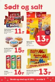 SPAR tilbudsavis uge 37 Side 25: Nestlé Chokoladebar eller Smarties €11,00, Malaco Stjerner eller Snøre €13,00