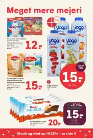 SPAR tilbudsavis uge 37 Side 8: Galbani Mozzarella, Président Rondele eller Grangusto Revet €15,00, Kinder Mælkesnitte €20,00