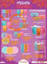 Folleto Soriana Híper Página 9: Charola de plástico calavera €119,00, Termo plástico calavera €249,00