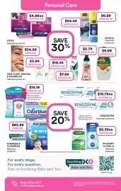 Priceline catalogue Page 22: Poise LiveFree Regular No Wings Ultra-Thin €4,86