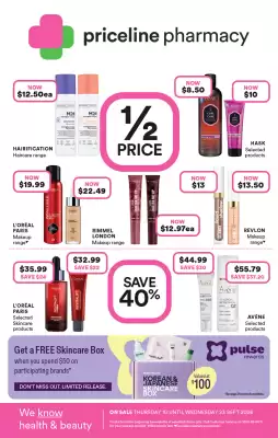 Priceline (valid until 23-09)